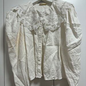 Ulla Johnson Lace a collar Button Down
